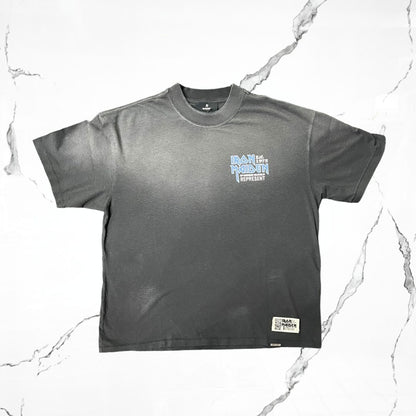 Represent Iron Maiden X Anniversary Stained Black T-shirt - Urban Utility