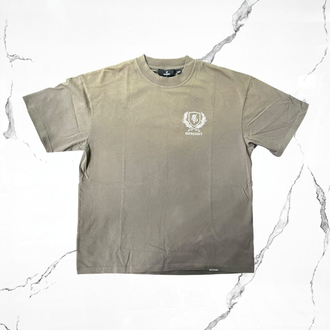 Represent Crest Dark Taupe T-shirt
