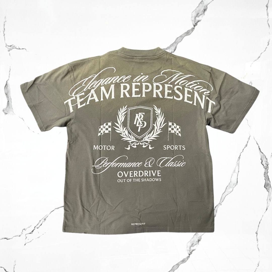 Represent Crest Dark Taupe T-shirt