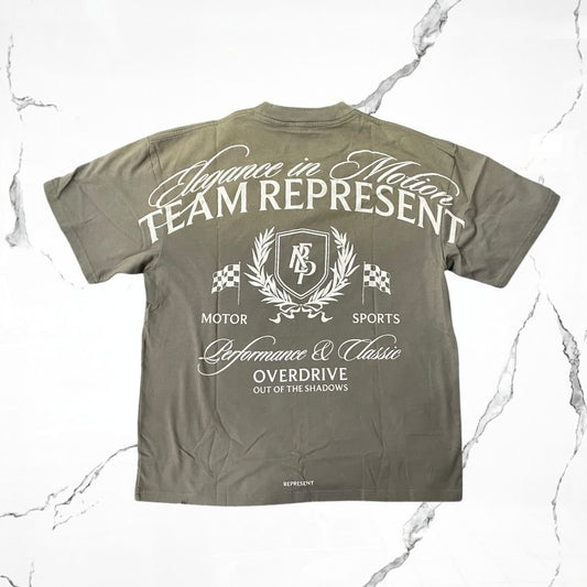 Represent Crest Dark Taupe T-shirt - Urban Utility