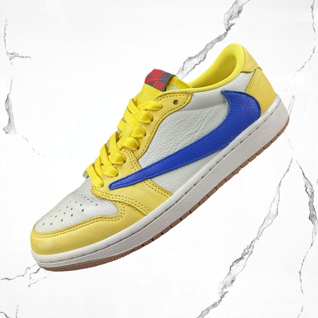 Jordan 1 Low Travis Scott Canary (W) (De Uso) - Urban Utility