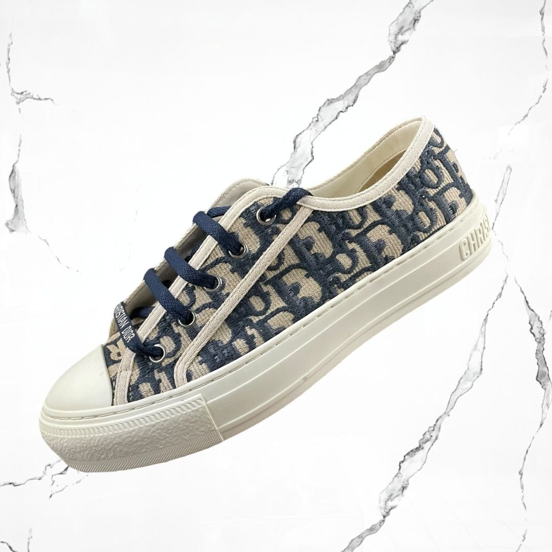 Dior Wal´k Oblique Bordado Navy (De Uso) - Urban Utility