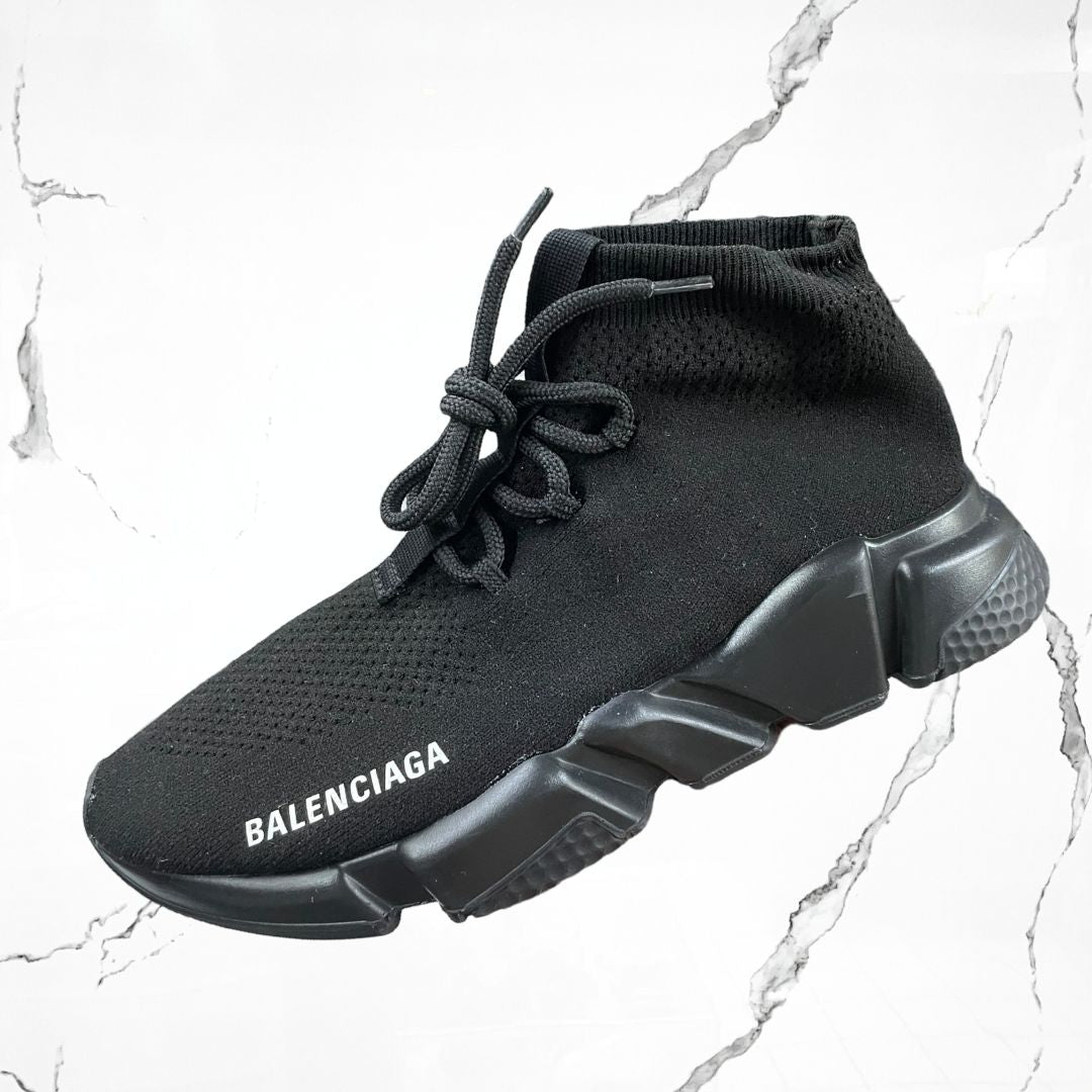 Balenciaga Speed 2.0 Lace - Up Black (De Uso) - Urban Utility
