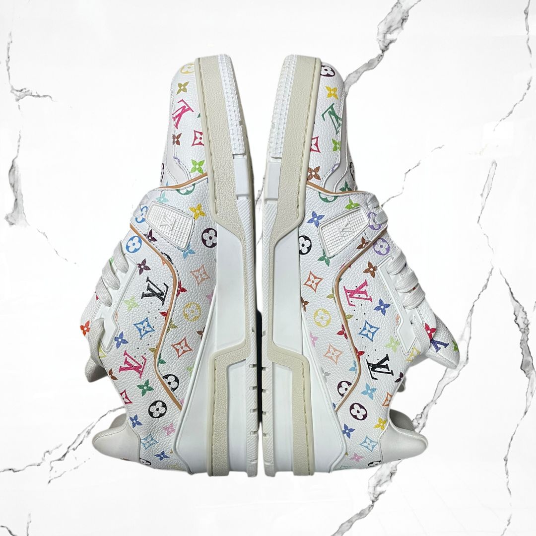 Louis Vuitton Trainer Takashi Murakami White (De Uso) - Urban Utility
