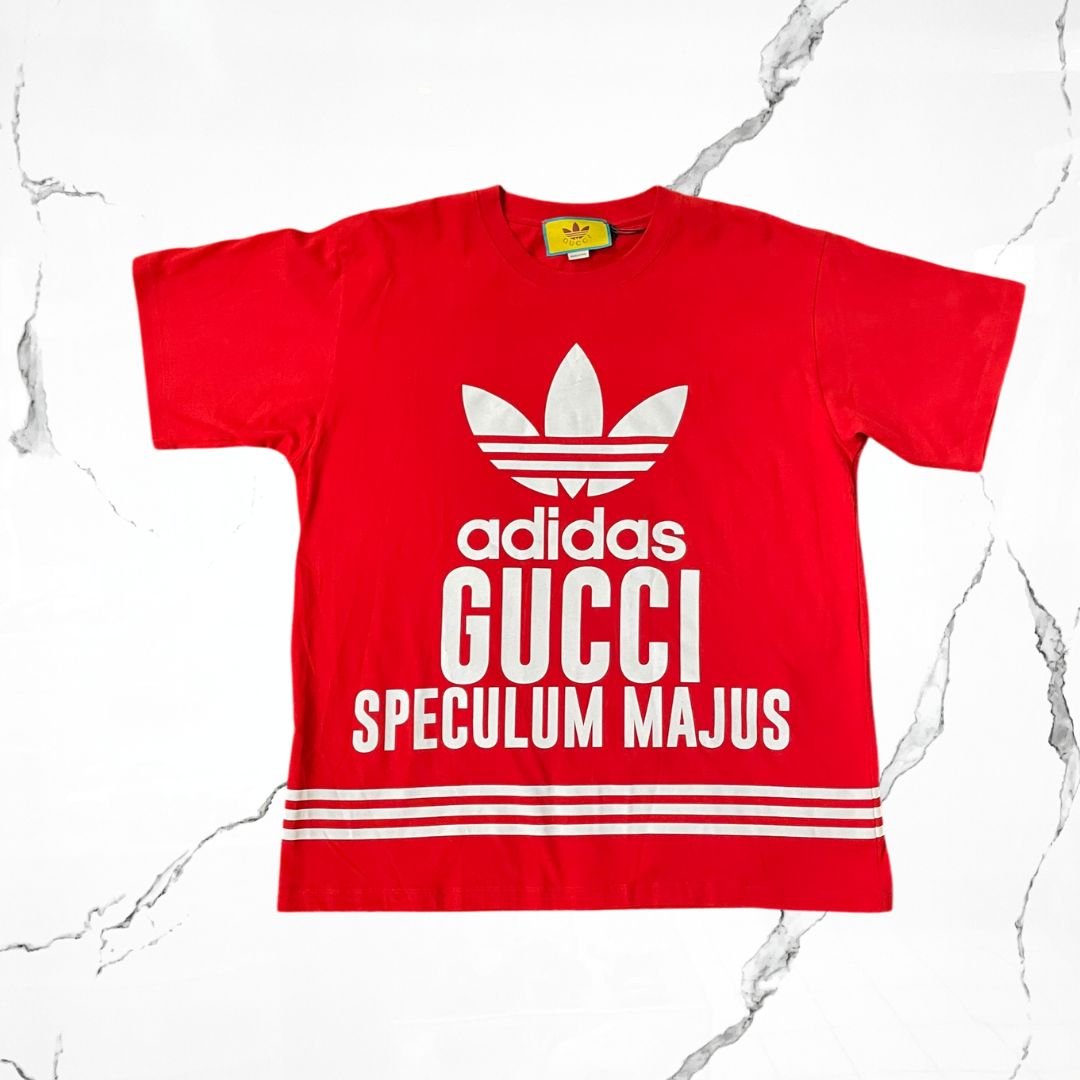 Gucci x Adidas Red Logo T-shirt - Urban Utility
