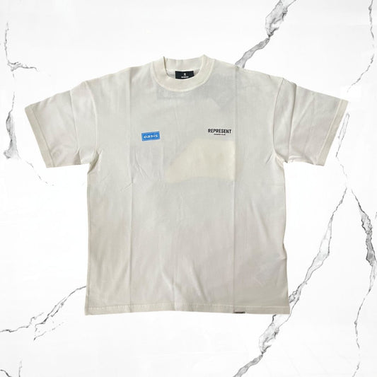 Represent Oasis Owners Club Flat White T-shirt - Urban Utility