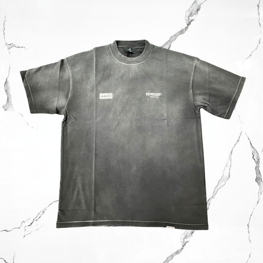 Represent Oasis Owners Club Stained Black T-shirt - Urban Utility