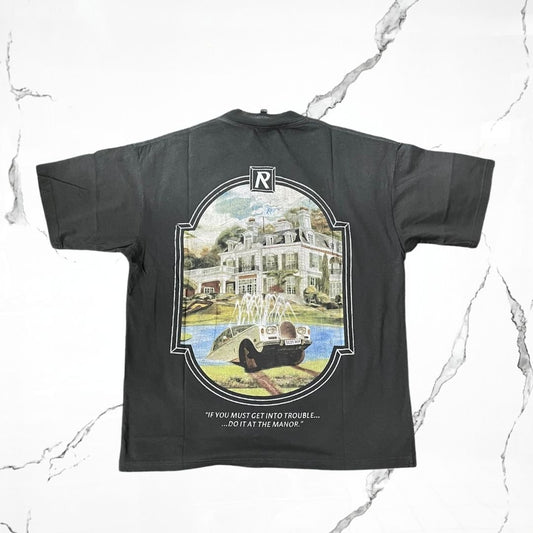 Represent Revere Manor Stained Black T-shirt - Urban Utility