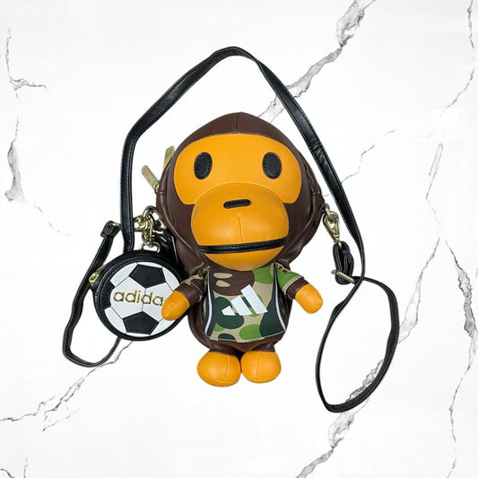 BAPE x adidas Shoulder Bag Brown - Urban Utility