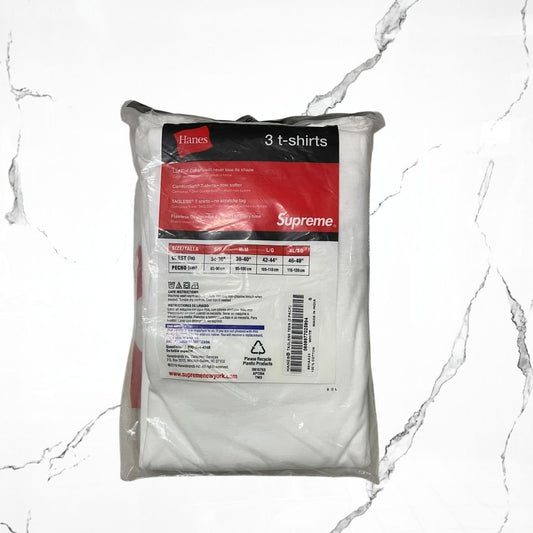 Supreme X Hanes White T-shirt - Urban Utility