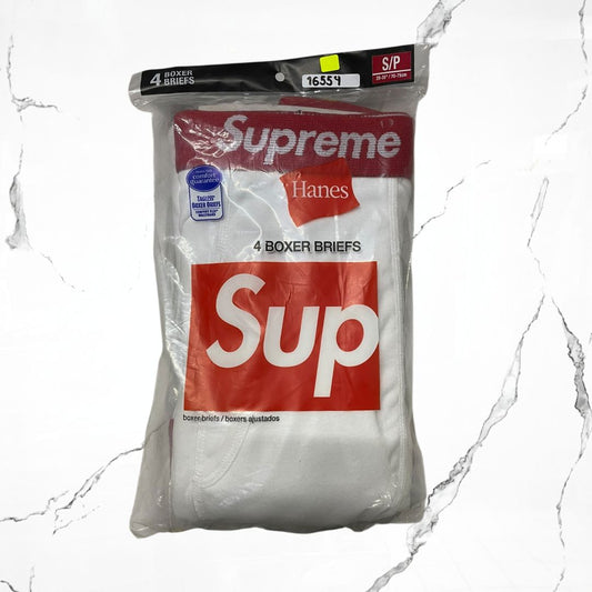 Supreme x Hanes White Boxers - Urban Utility