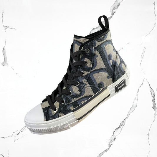 Dior B23 High Maxi Dior Oblique Beige Black (De Uso) - Urban Utility