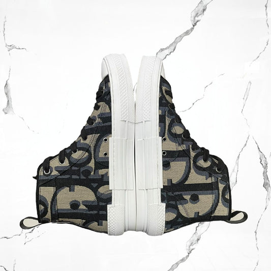 Dior B23 High Maxi Dior Oblique Beige Black (De Uso) - Urban Utility