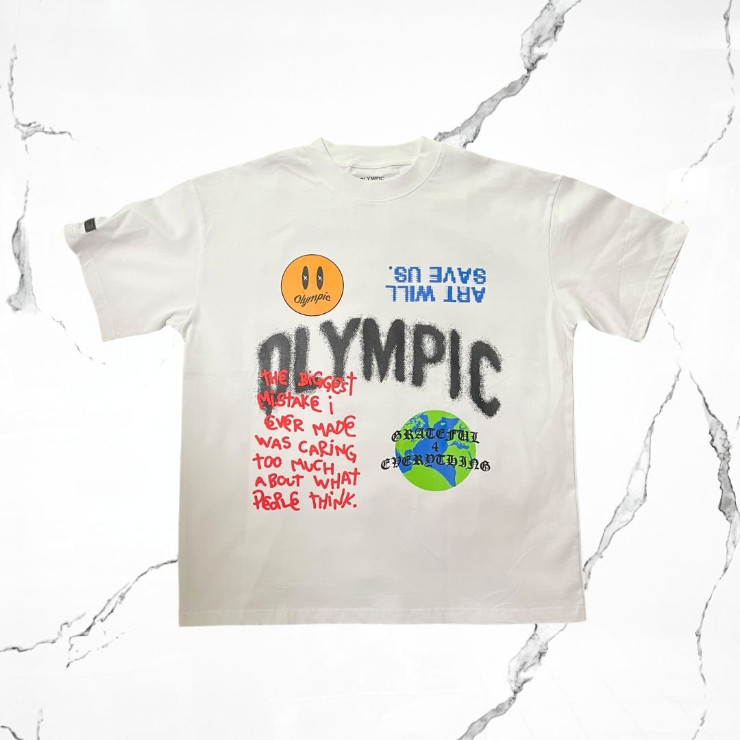 Olympic Worldwide Anniversary White T-shirt - Urban Utility