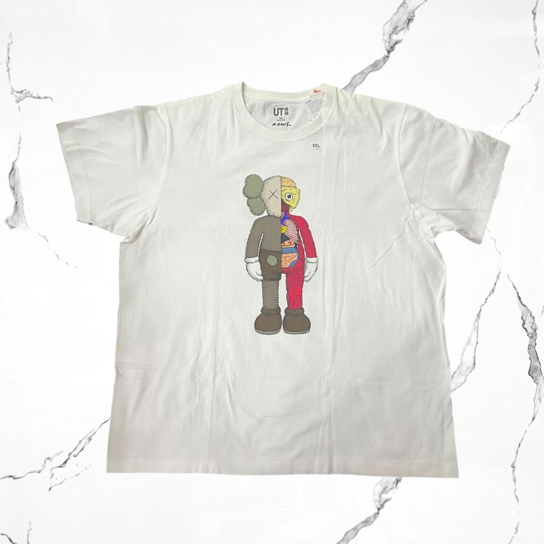 Uniqlo KAWS x Uniqlo Flayed White T-shirt - Urban Utility