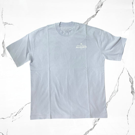 All Saints Soleil SS Crew Shore Blue T-shirt - Urban Utility