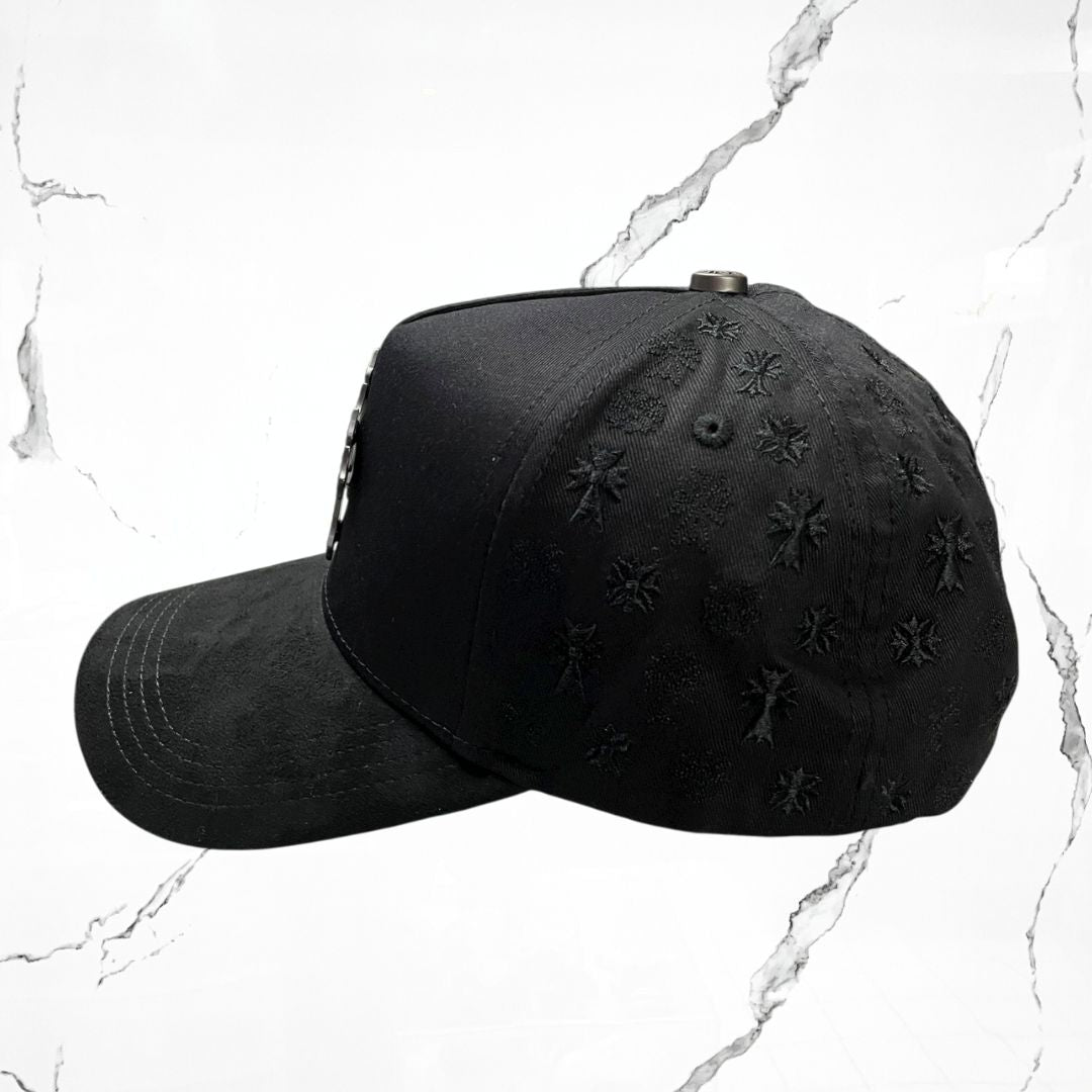 Barbas Hats x Rich The Kid Chrome Black Cap - Urban Utility