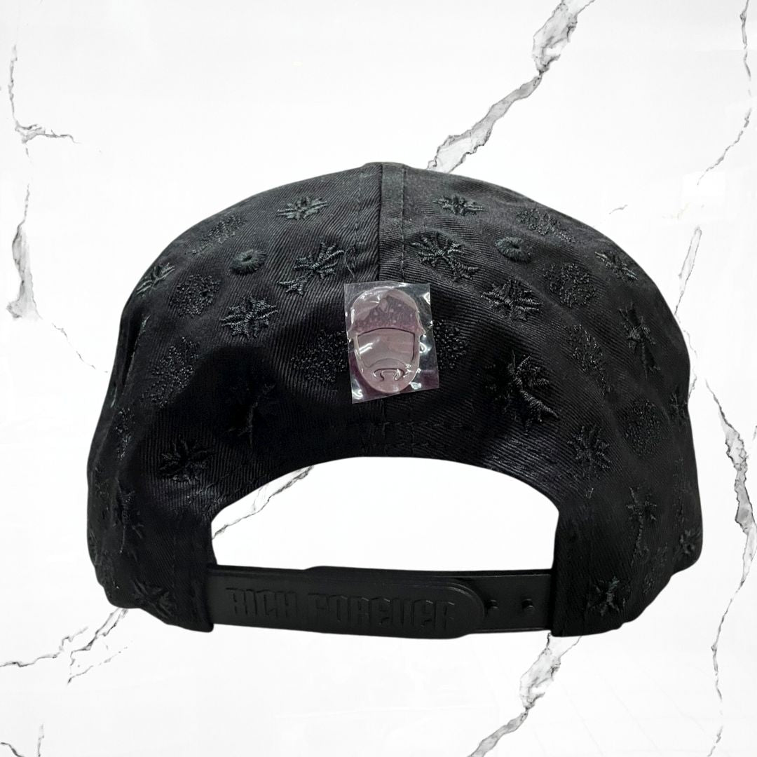 Barbas Hats x Rich The Kid Chrome Black Cap - Urban Utility