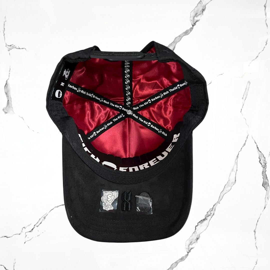 Barbas Hats x Rich The Kid Chrome Black Cap - Urban Utility