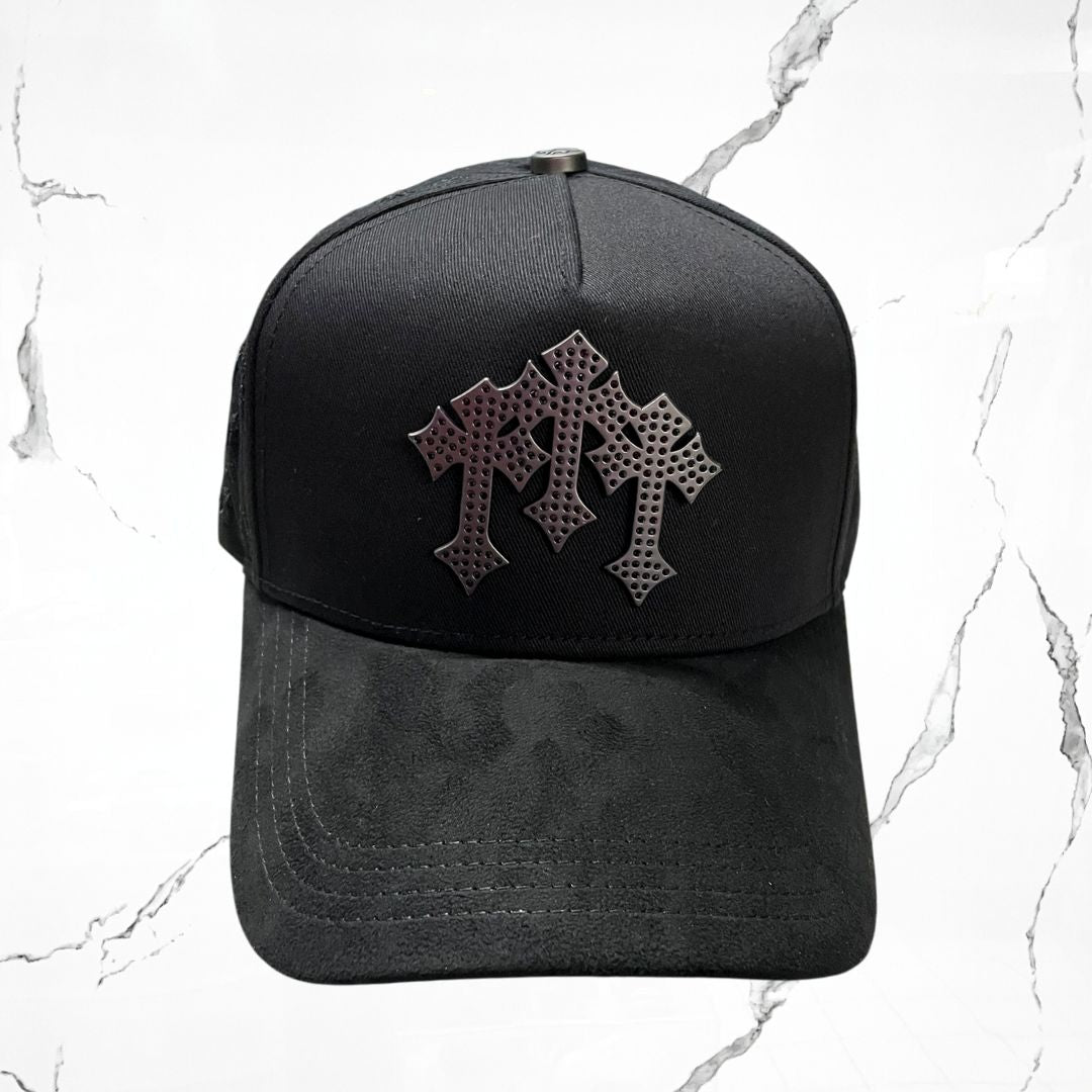 Barbas Hats x Rich The Kid Chrome Black Cap - Urban Utility