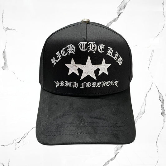 Barbas Hats x Rich The Kid Star Black White Cap - Urban Utility