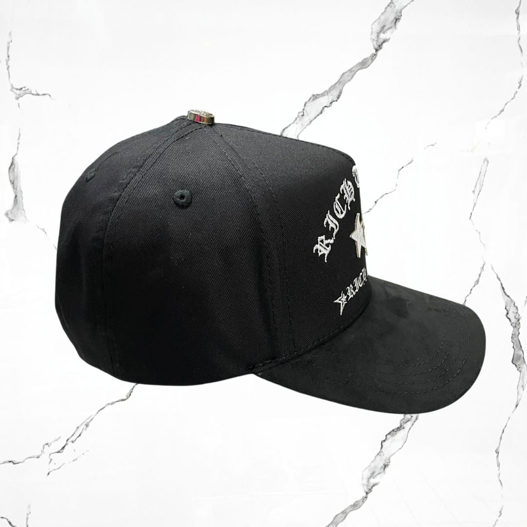 Barbas Hats x Rich The Kid Star Black White Cap - Urban Utility