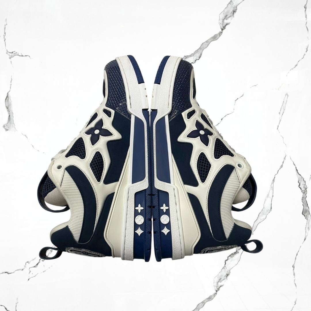 Louis Vuitton LV Skate White Navy Blue (De Uso) - Urban Utility
