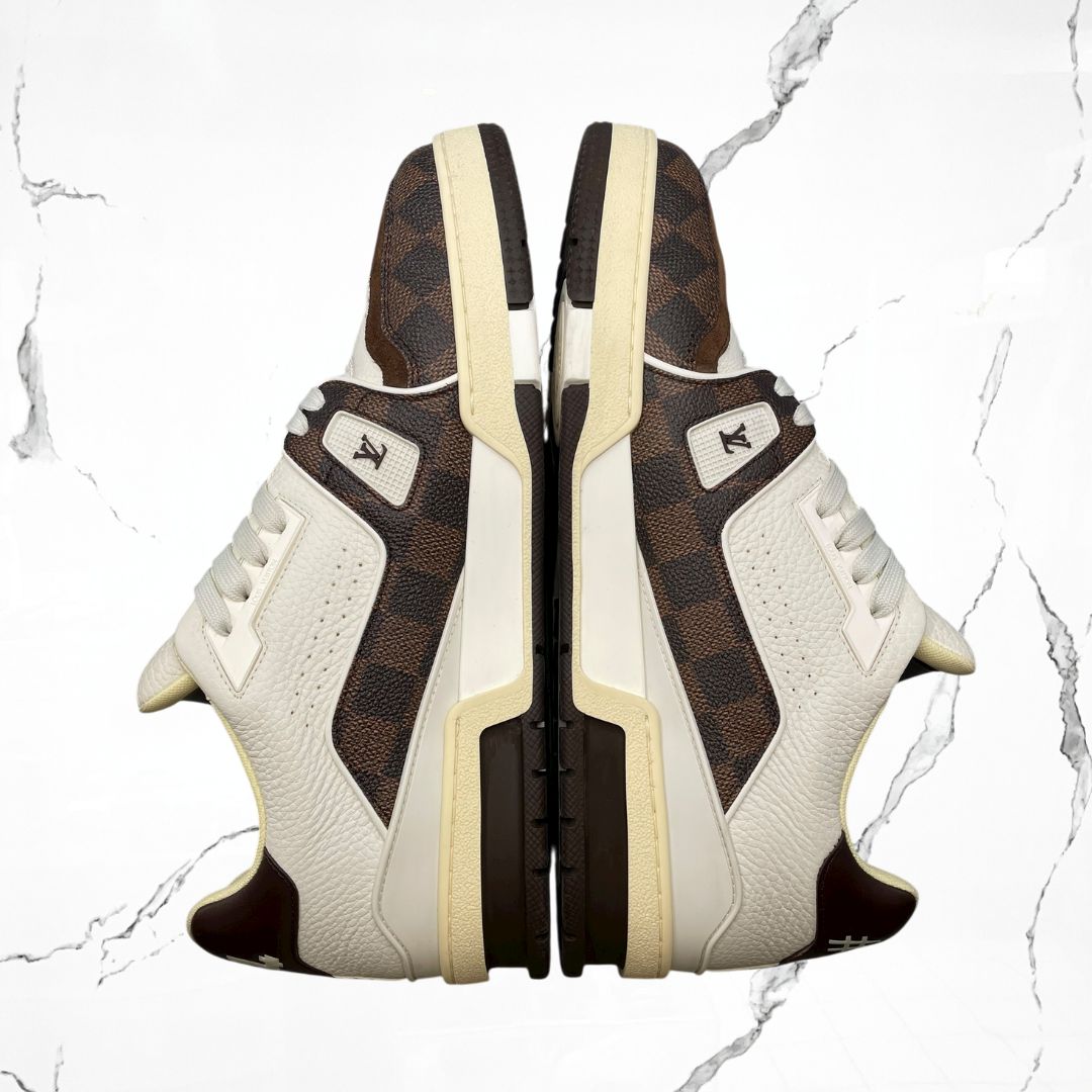 Louis Vuitton Trainer White Brown (De Uso) - Urban Utility