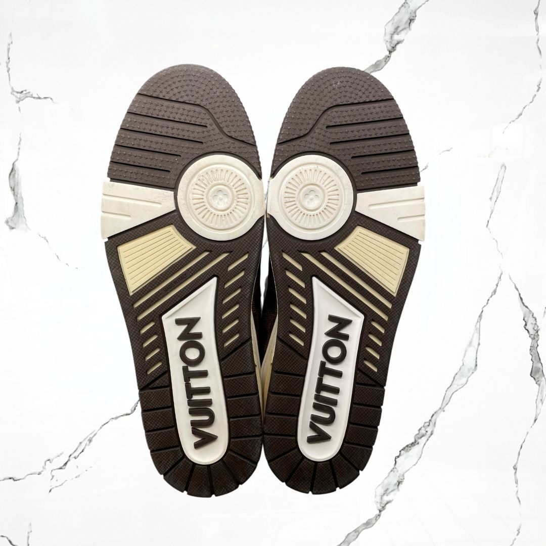 Louis Vuitton Trainer White Brown (De Uso) - Urban Utility