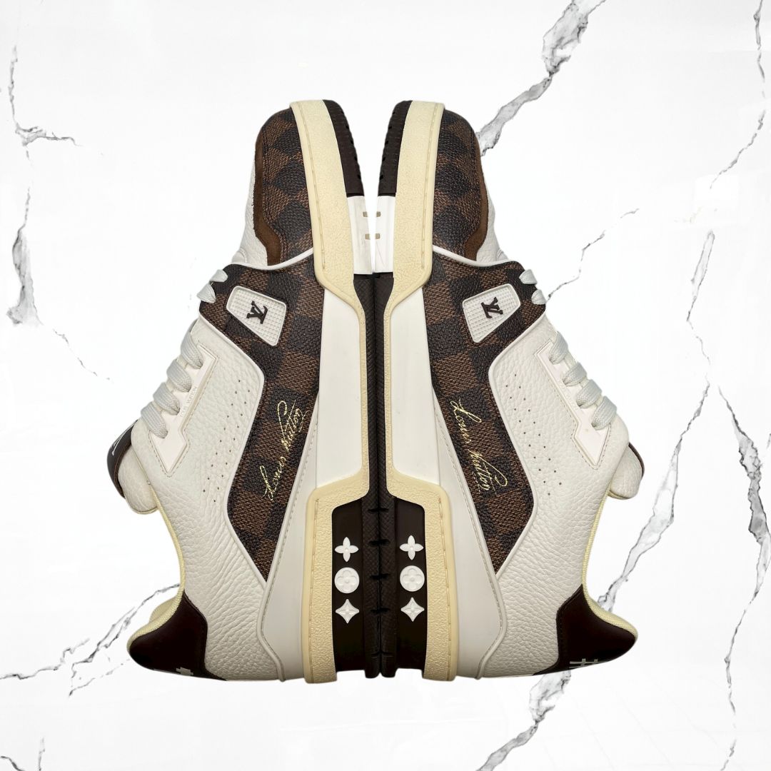 Louis Vuitton Trainer White Brown (De Uso) - Urban Utility