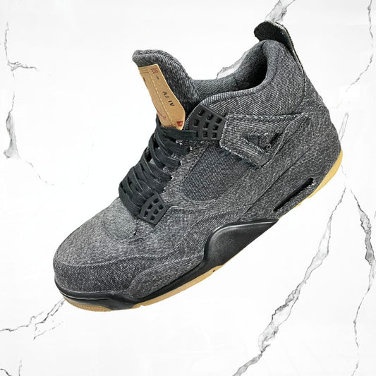 Jordan 4 Levi's Denim Black (De Uso) - Urban Utility