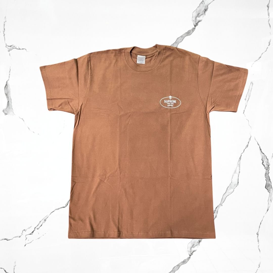 Supreme Crest Brown T-shirt - Urban Utility