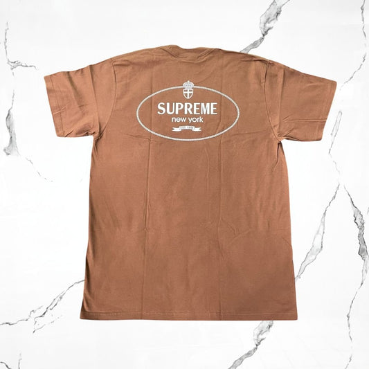 Supreme Crest Brown T-shirt - Urban Utility