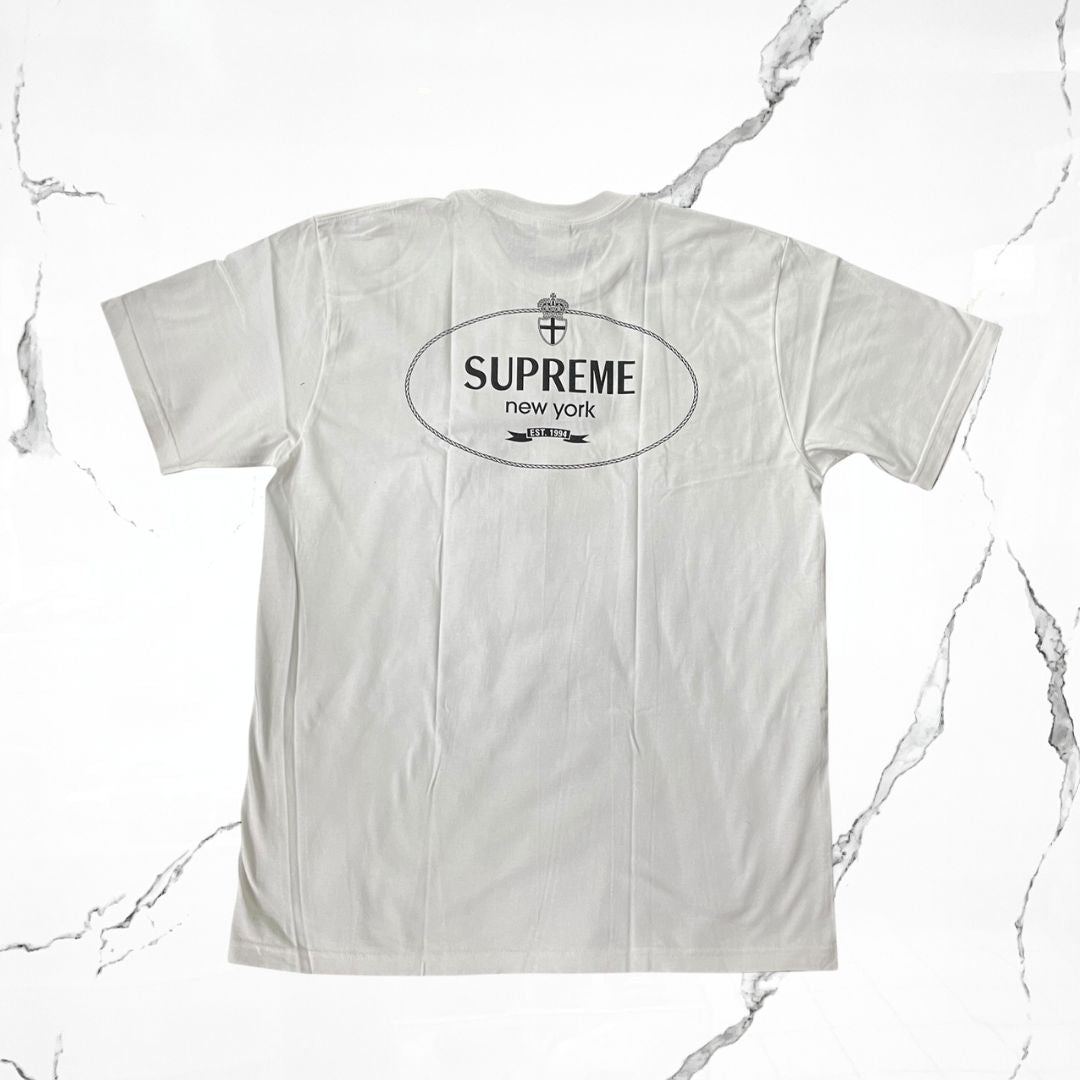 Supreme Crest White T-shirt - Urban Utility