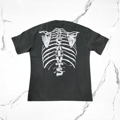 All Saints Anatomica SS Crew Washed Black T-shirt - Urban Utility