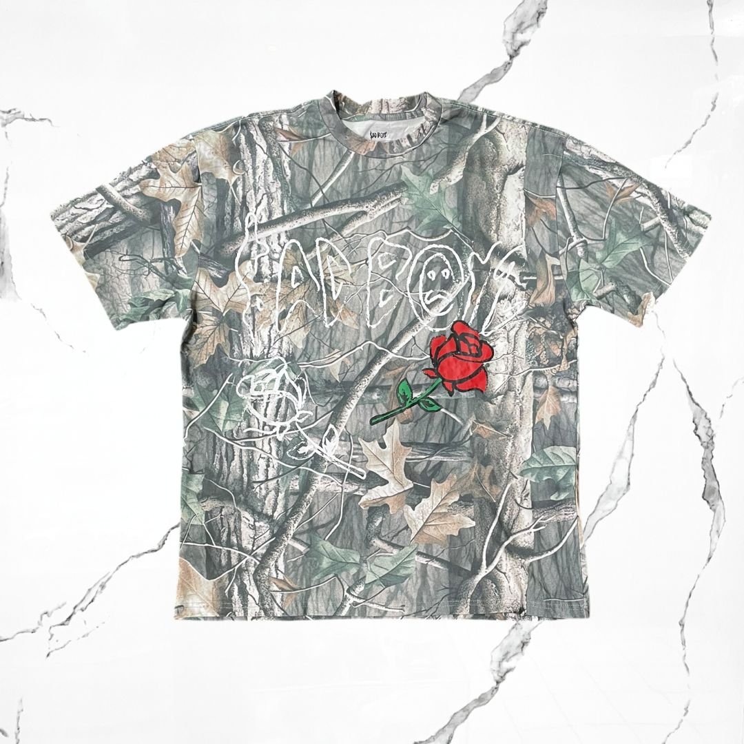 Sad Boyz Camo Rose T-shirt - Urban Utility