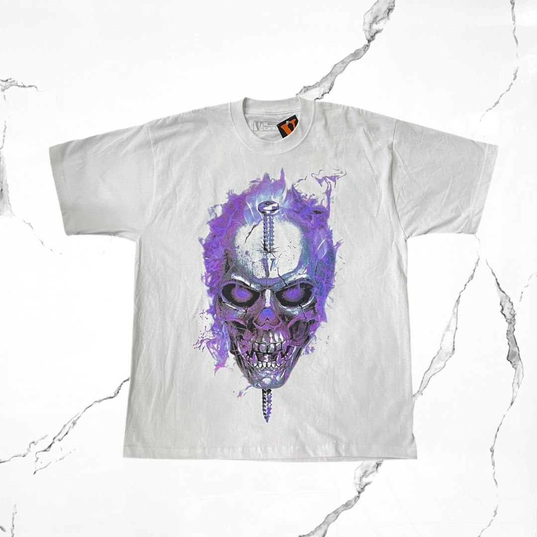 Vlone Purple Skulls T-shirt - Urban Utility