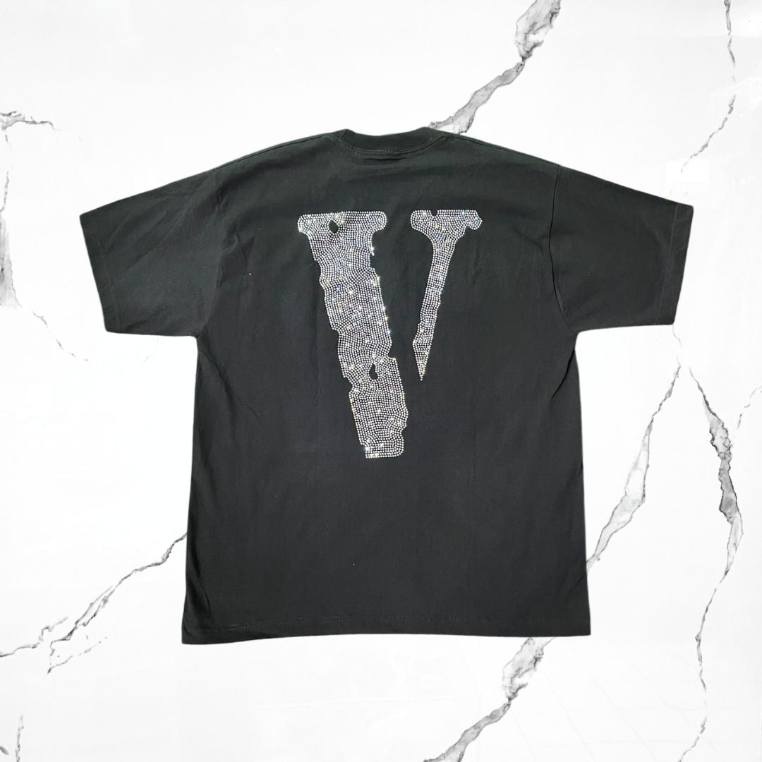 Vlone Friends Crystal Black T-shirt - Urban Utility