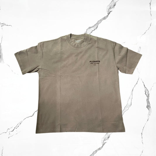 All Saints Xander SS Crew Bitter Brown T-shirt - Urban Utility
