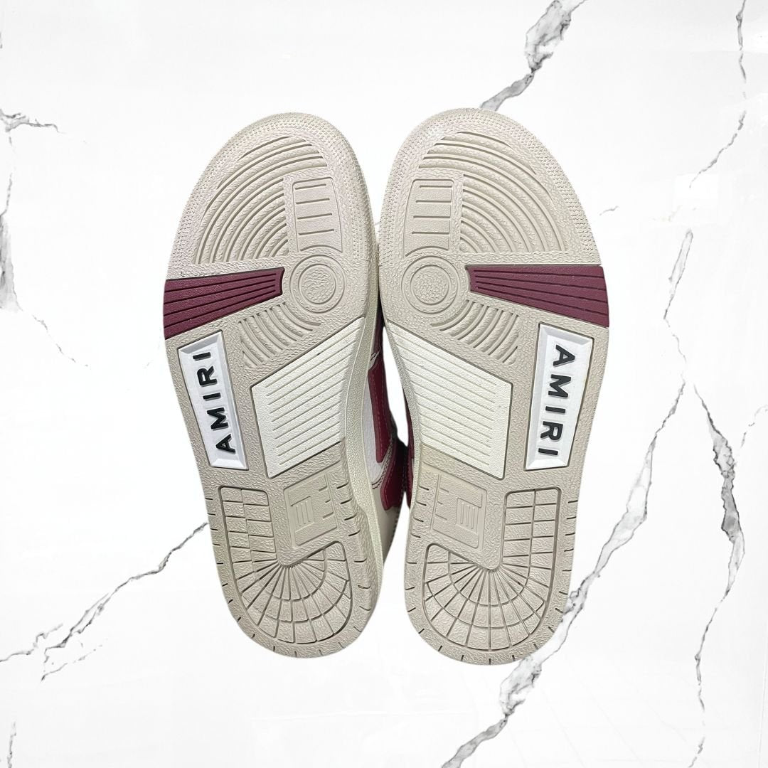 Amiri Varsity Skel Top Low Deep Red (De Uso) - Urban Utility