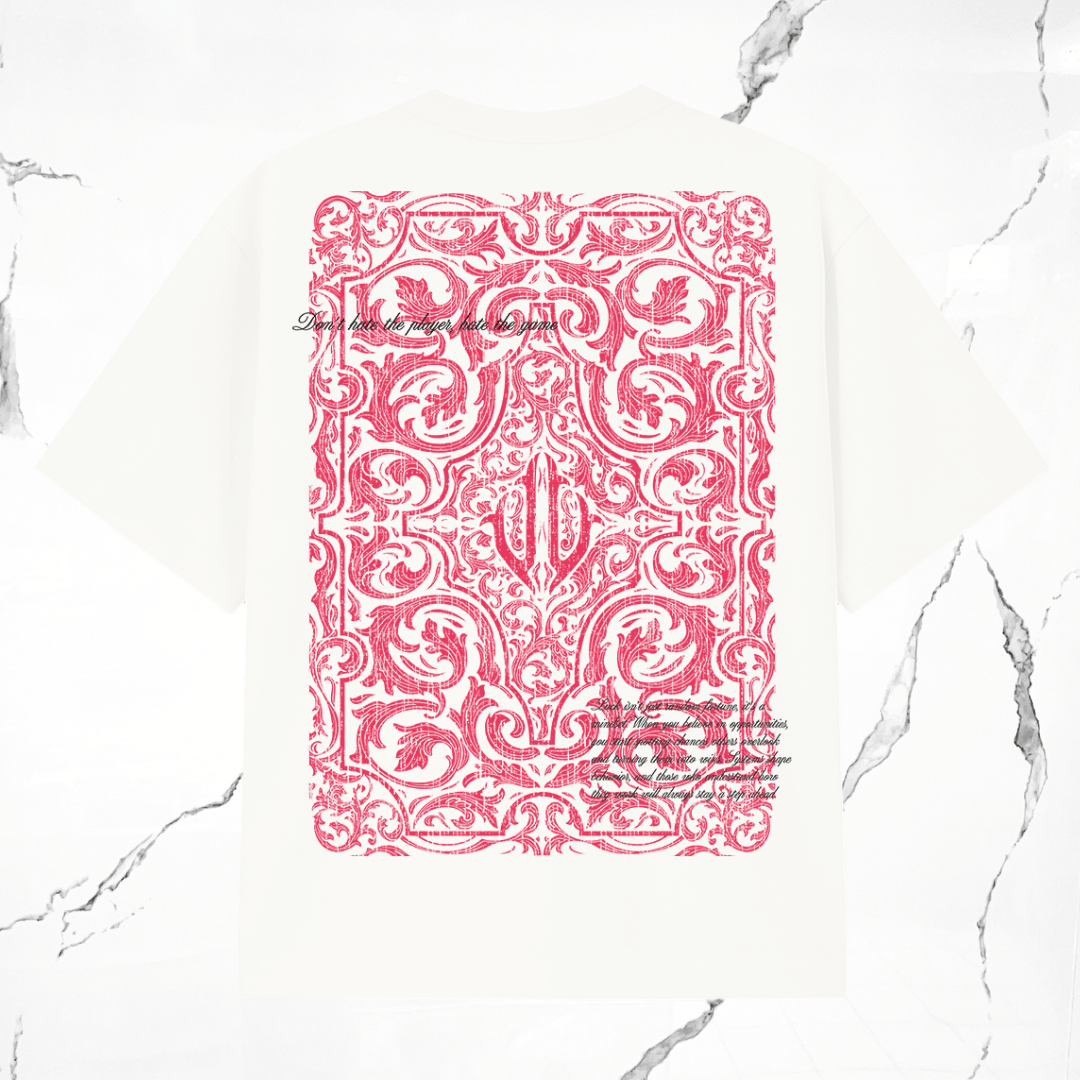 Urban Utility Carta Alta Blanco Rojo T-Shirt - Urban Utility