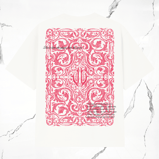 Urban Utility Carta Alta Blanco Rojo T-Shirt - Urban Utility