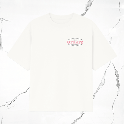 Urban Utility Carta Alta Blanco Rojo T-Shirt - Urban Utility
