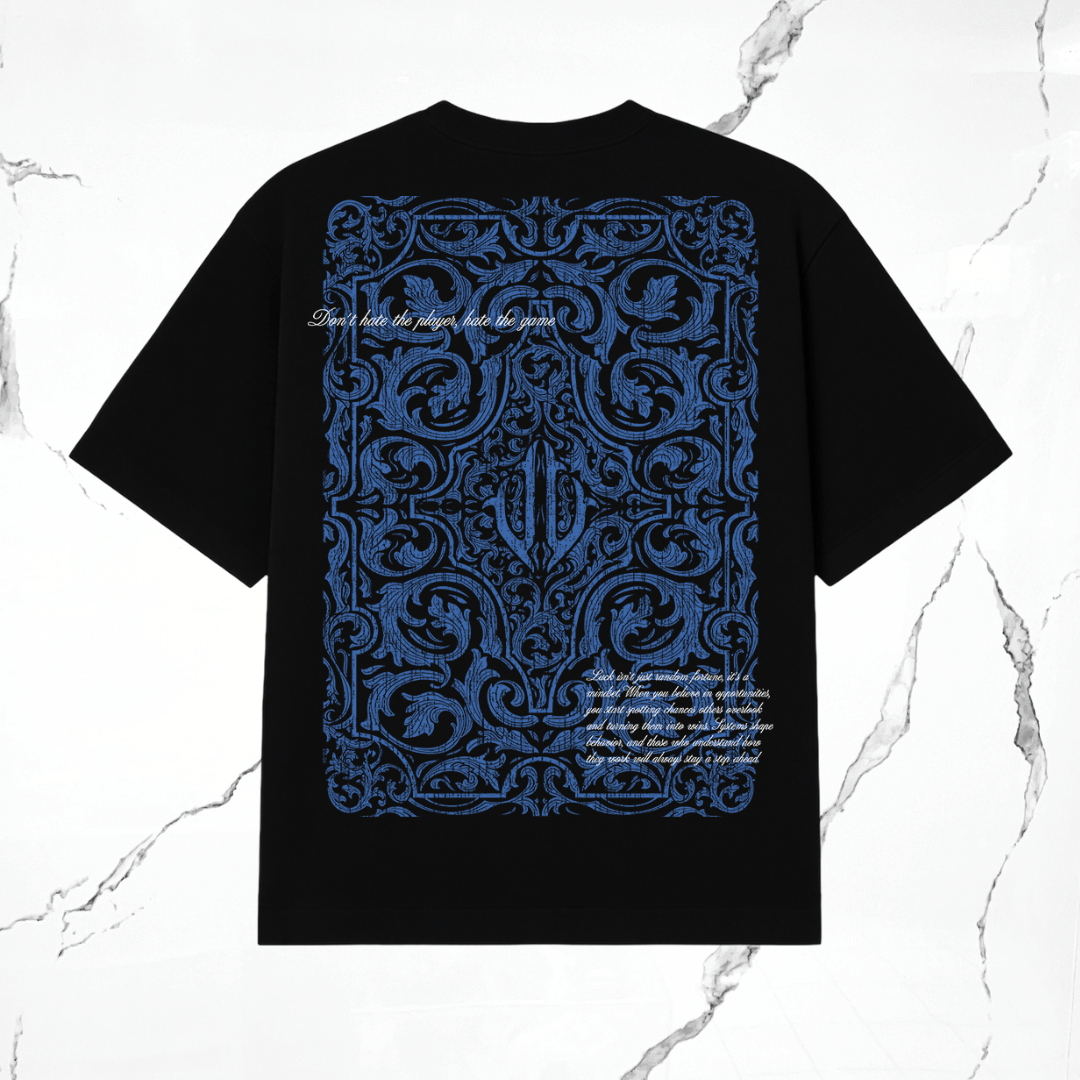 Urban Utility Carta Alta Negro Azul T-Shirt - Urban Utility