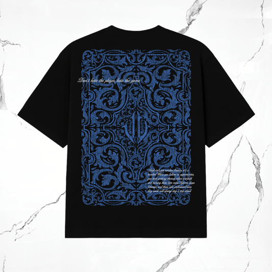 Urban Utility Carta Alta Negro Azul T-Shirt - Urban Utility