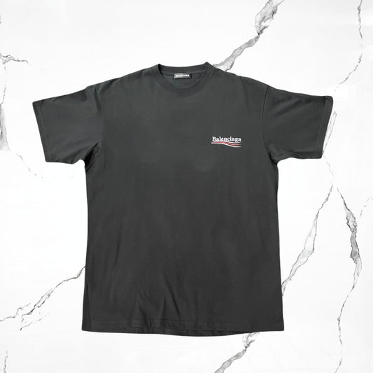 Balenciaga Political Black T-shirt - Urban Utility