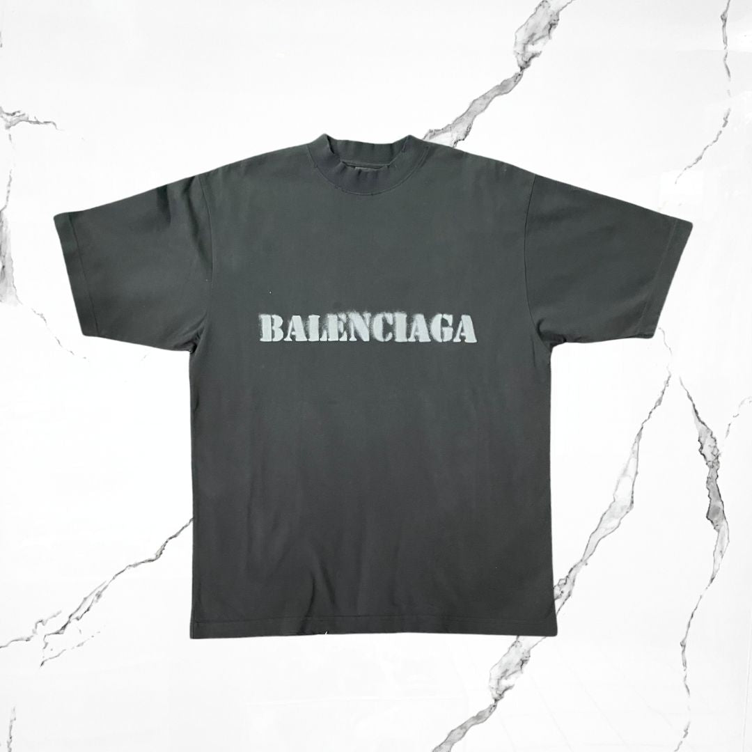 Balenciaga Stencil Type T-shirt - Urban Utility