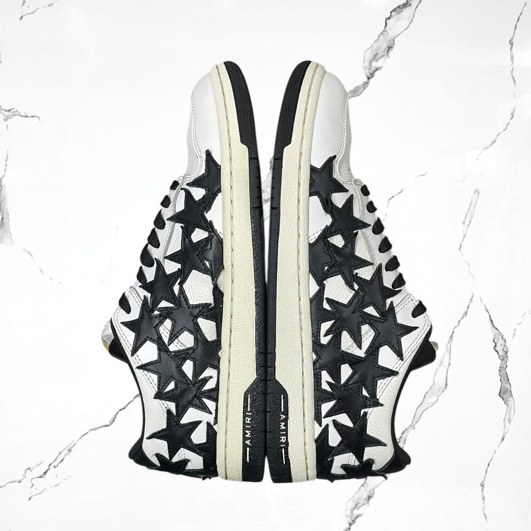 Amiri Low Stars White Black (De Uso) - Urban Utility