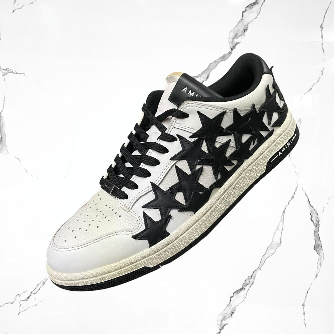 Amiri Low Stars White Black (De Uso) - Urban Utility