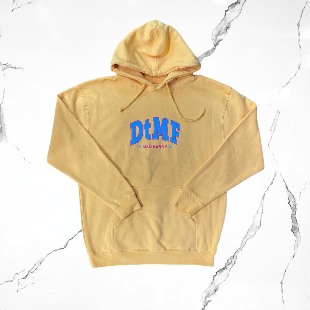 Bad Bunny DTMF World Tour Yellow Hoodie - Urban Utility